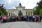 Торжественное возложение цветов к памятнику Г.К. Жукова