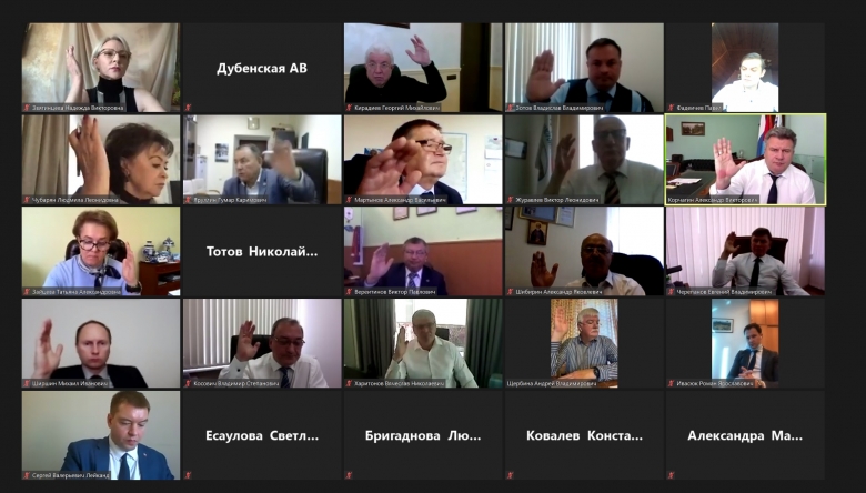 Заседание Президиума Российского Совета профсоюза прошло в видеорежиме