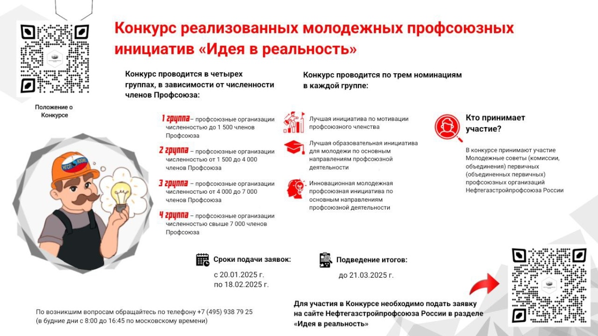 Начни год с Молодежным советом Профсоюза! Начни год с Молодежным советом Профсоюза!